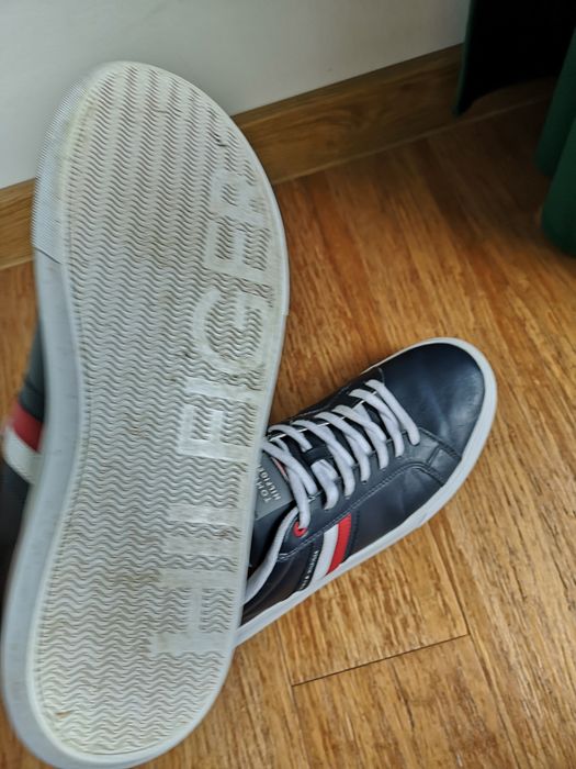 Sneakersy Tommy hilfiger 45 29 skóra skórzane buty sportowe męskie wią