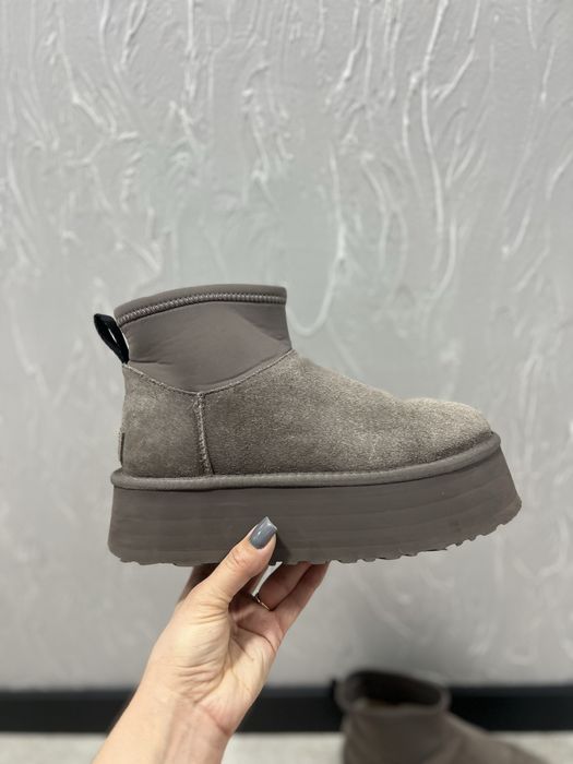 Ugg Classic mini Diper grey сірі угги 38 розмір