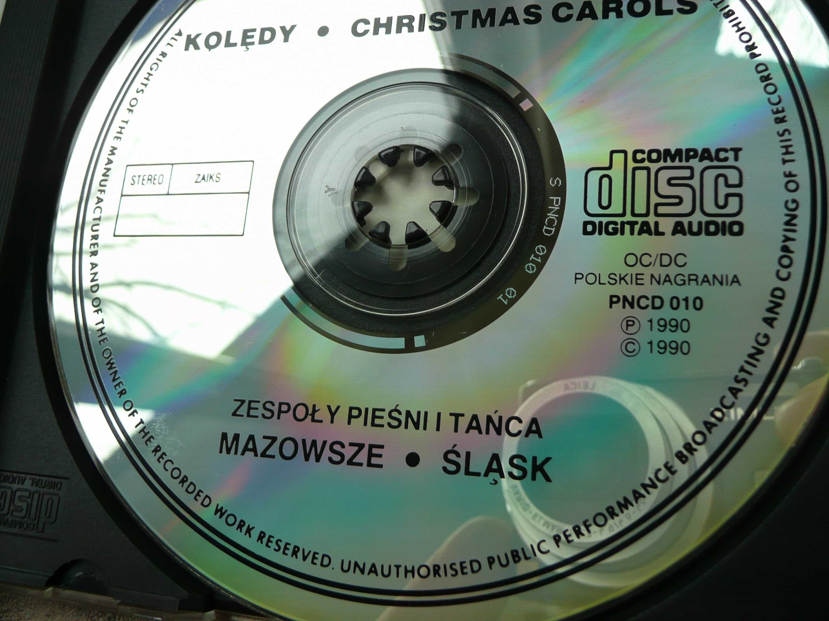 KOLĘDY christmas carols śląsk mazowsze płyta kompaktowa cd