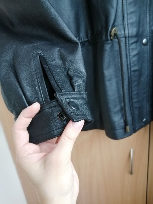 Кожаная куртка Milan leather, парка в Новом состоянии М-XL!
