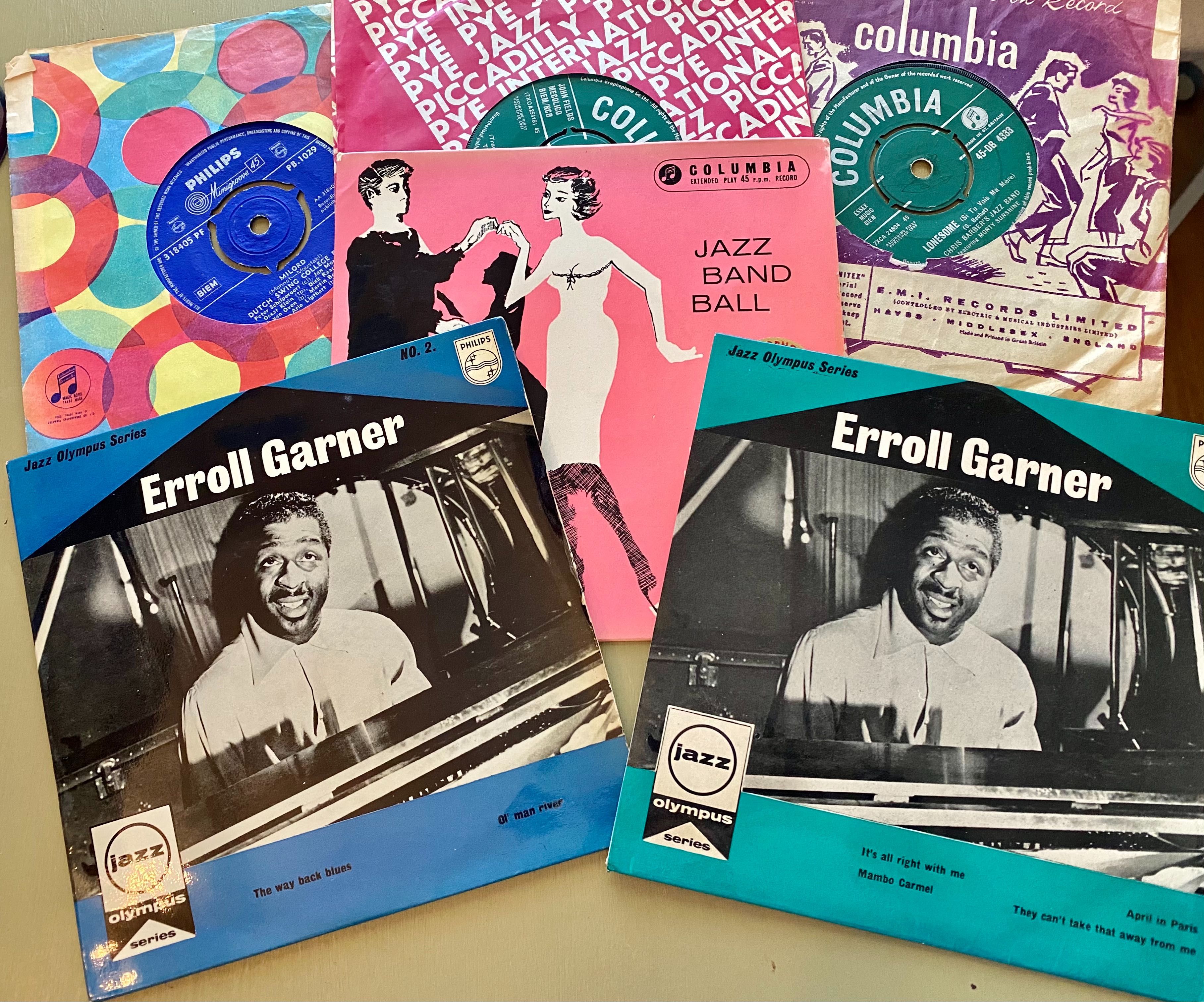 Vinil singles Erroll Garner e mais . Portes grátis