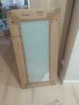 4 panele szklane mleczne 100x50 Ikea Sekken 100x201