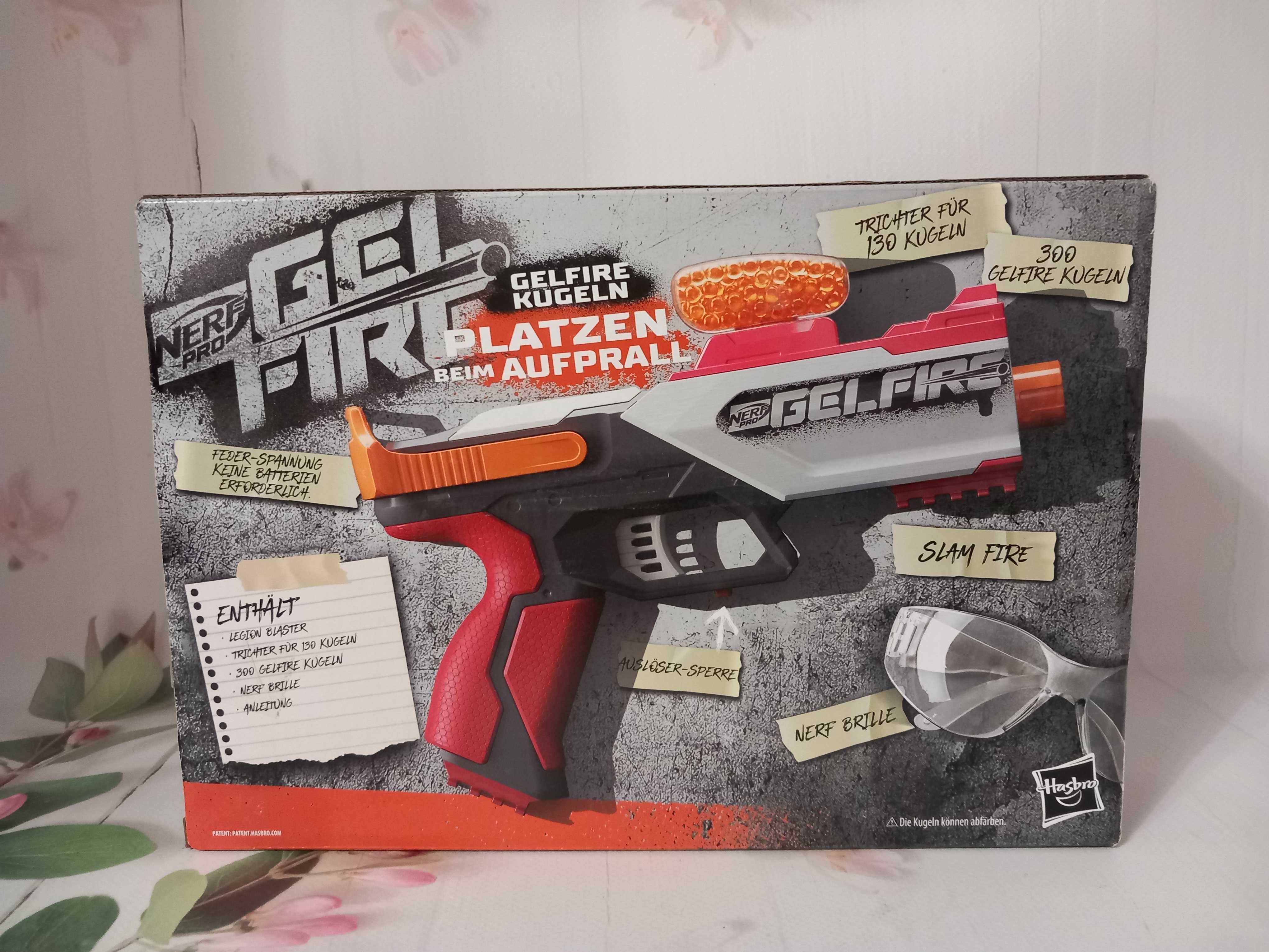 Nerf Pro GEl FIRE pistolet na hydrożelowe kulki