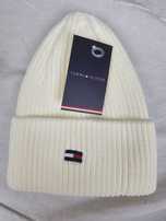 Czapka damska Tommy Hilfiger nowa kremowa