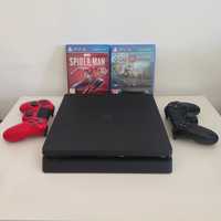 PS4 500gb + 2 comandos + jogos