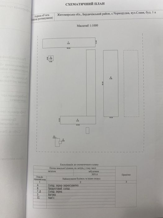 Майновий комплекс будівель 2750 м.кв