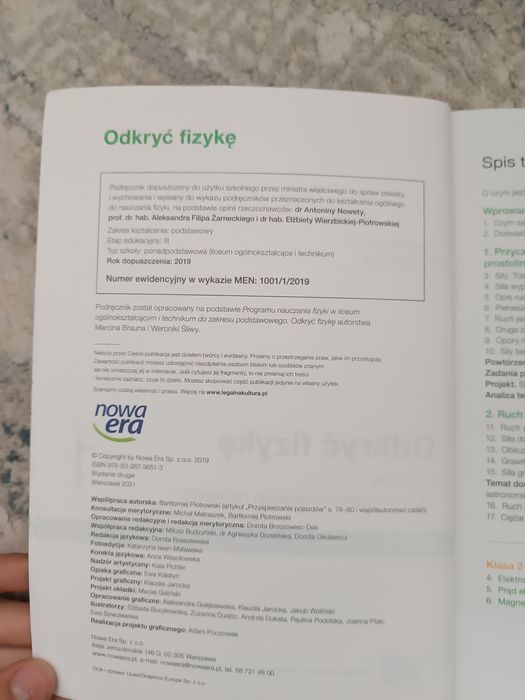 Podręcznik do fizyki