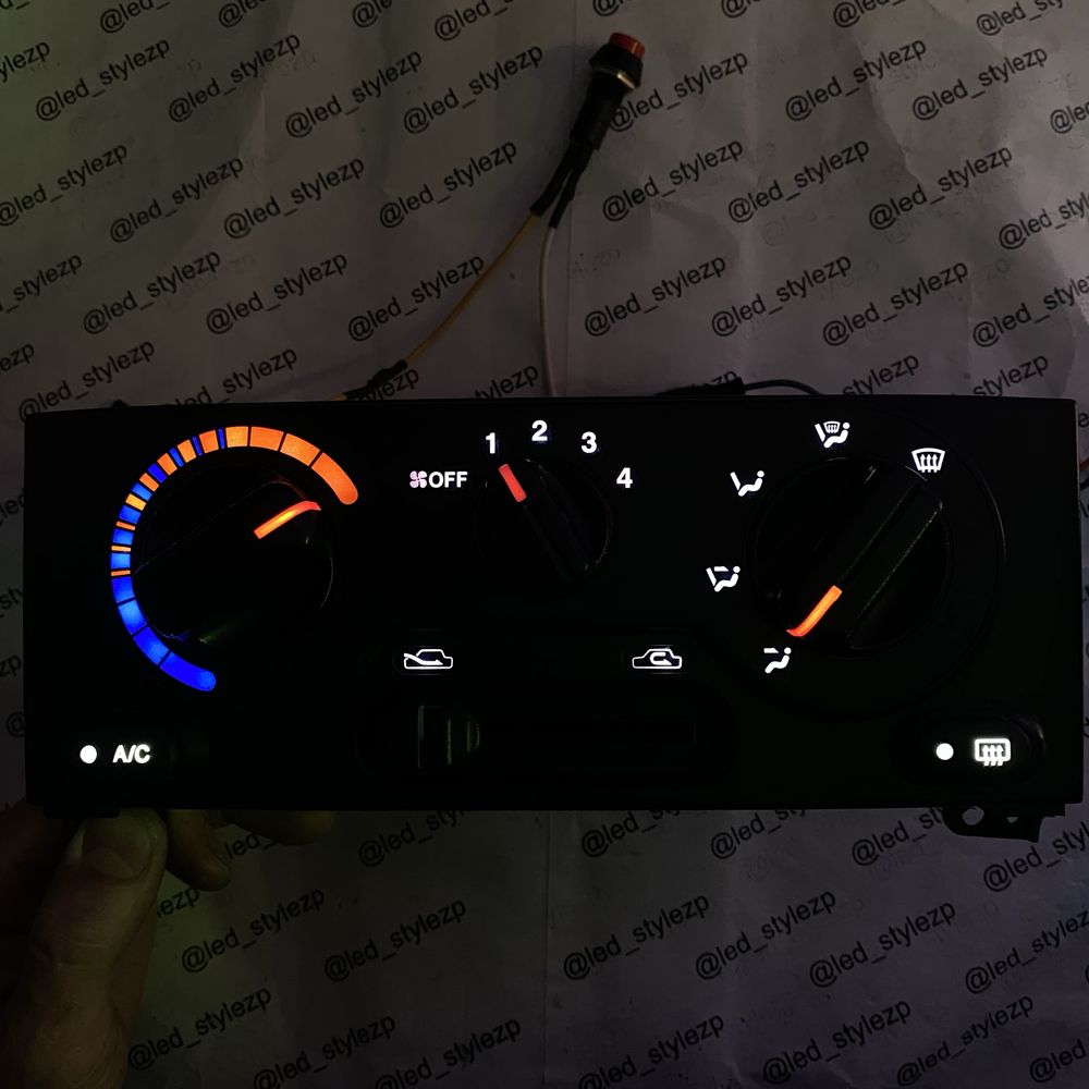 Пересвет панели Daewoo Lanos