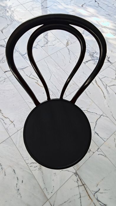 Komplet 4 krzesła IKEA koloru czarnego, cztery krzesła tworzywo