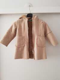Benetton Kożuszek kożuch płaszcz kurtka dziecięca 18 miesięcy
