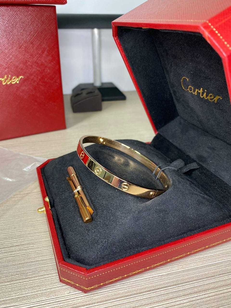 Золотой браслет Cartier original