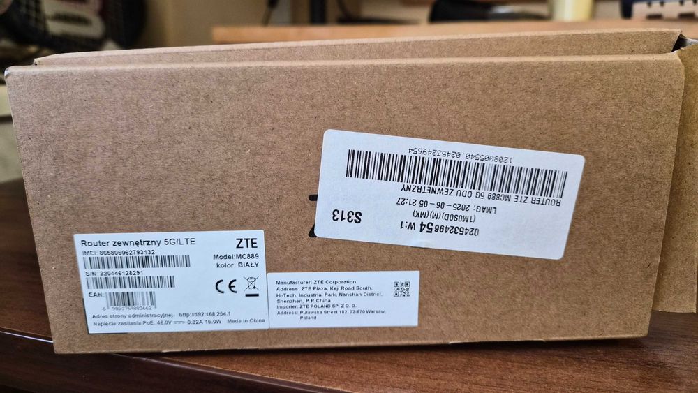 Router zewnętrzny 5g ZTE