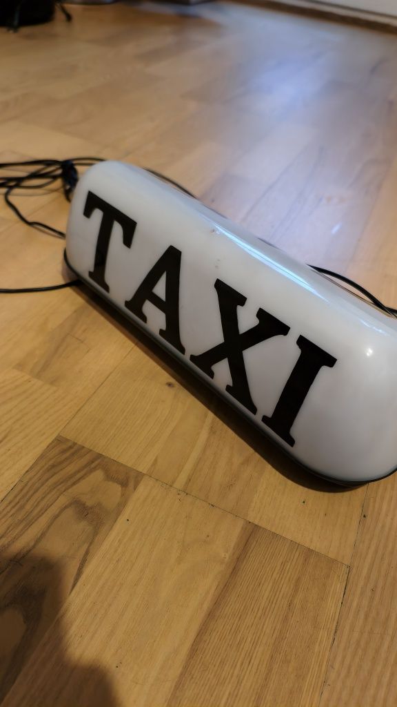 Lampa taxi duża sprawna