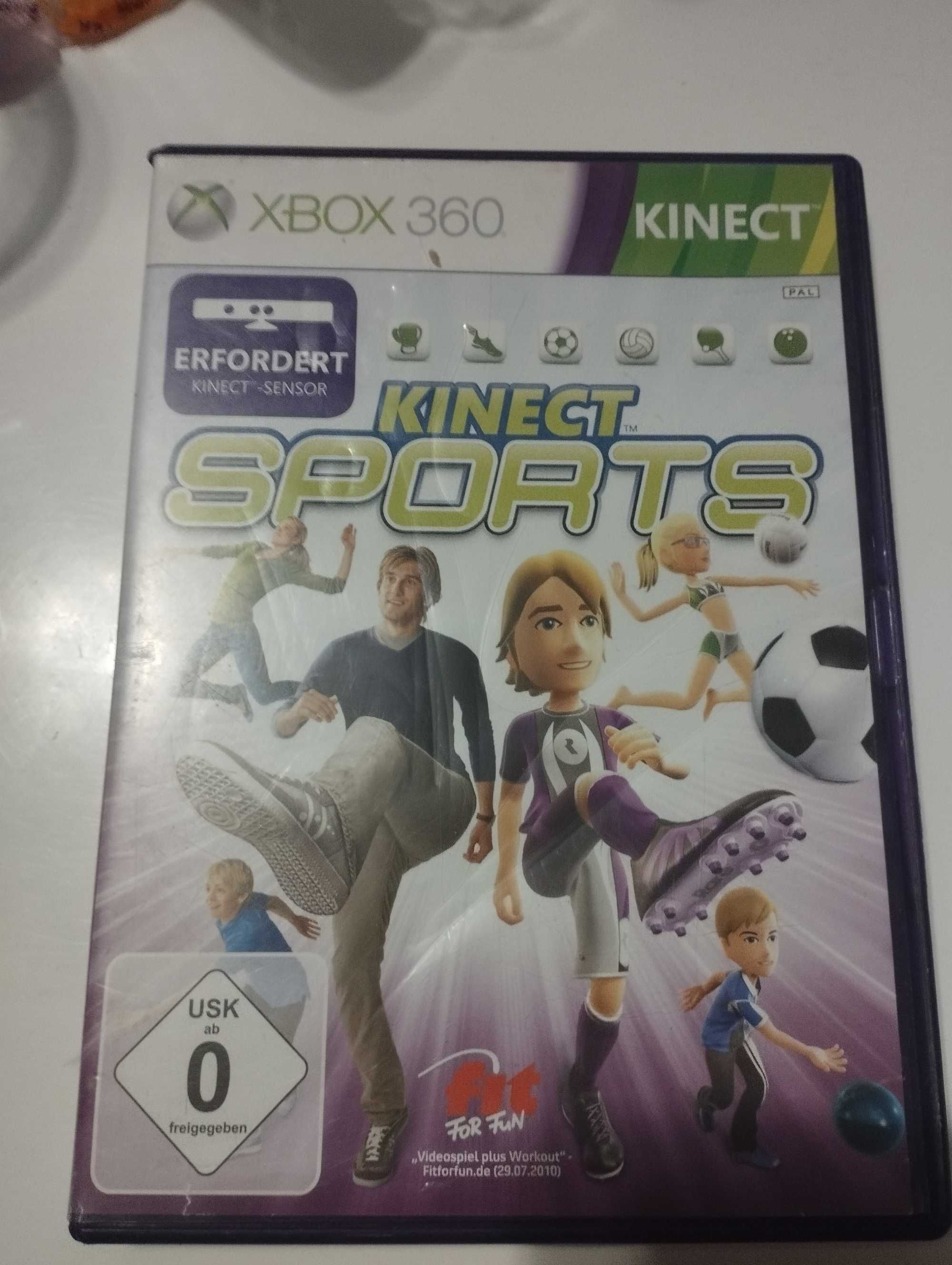 Gra na konsole Xbox 360 gra pod tytułem "KINEKT SPORTS"