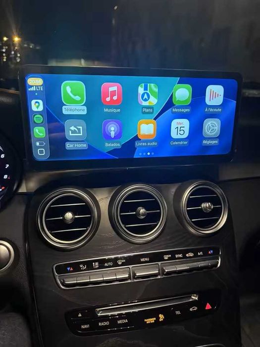 Ecrã Tátil CarPlay Linux para Mercedes-Benz