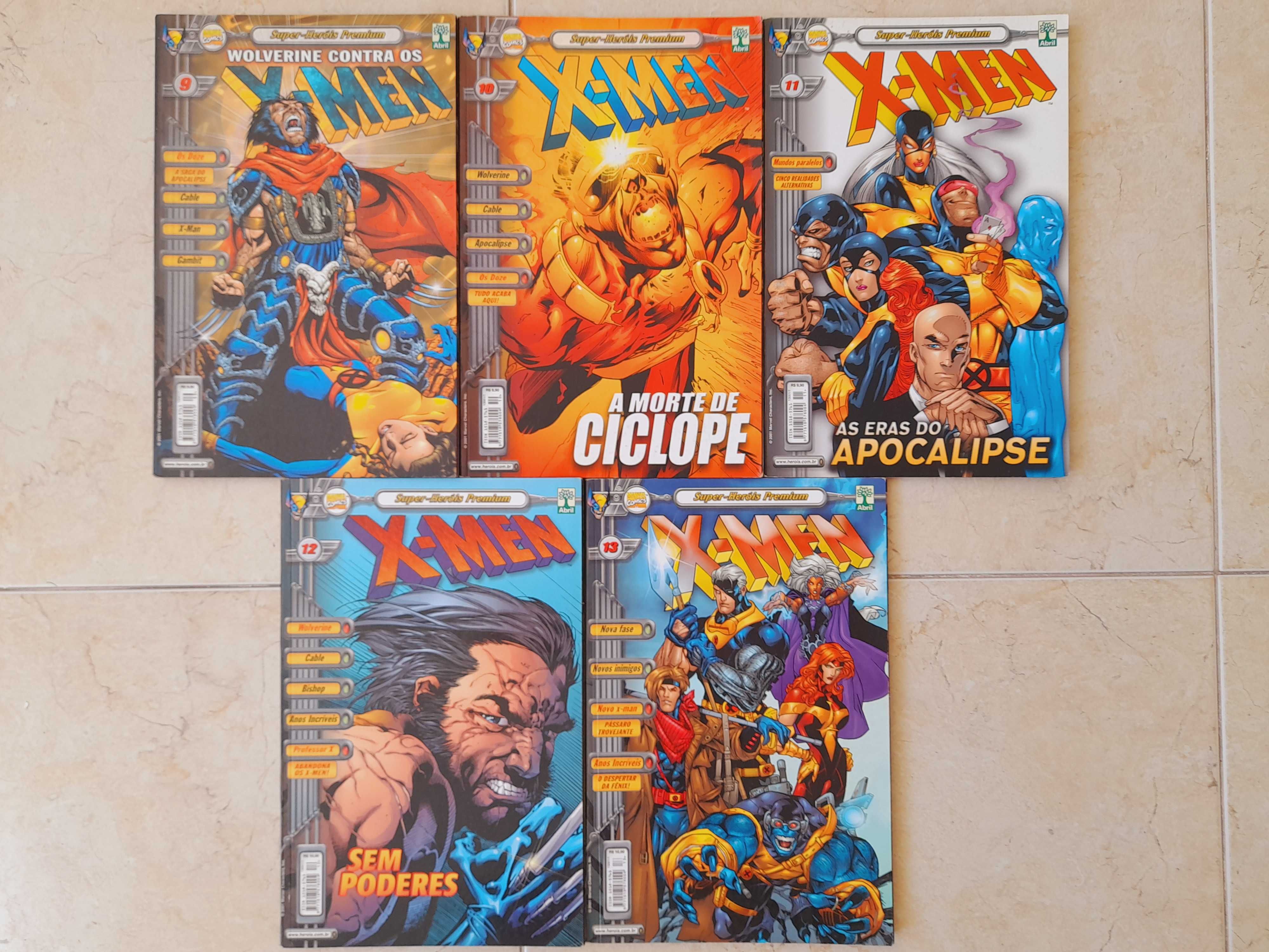 X-Men (Super-Heróis Premium) 1 a 17 (Coleção Abril Completa)