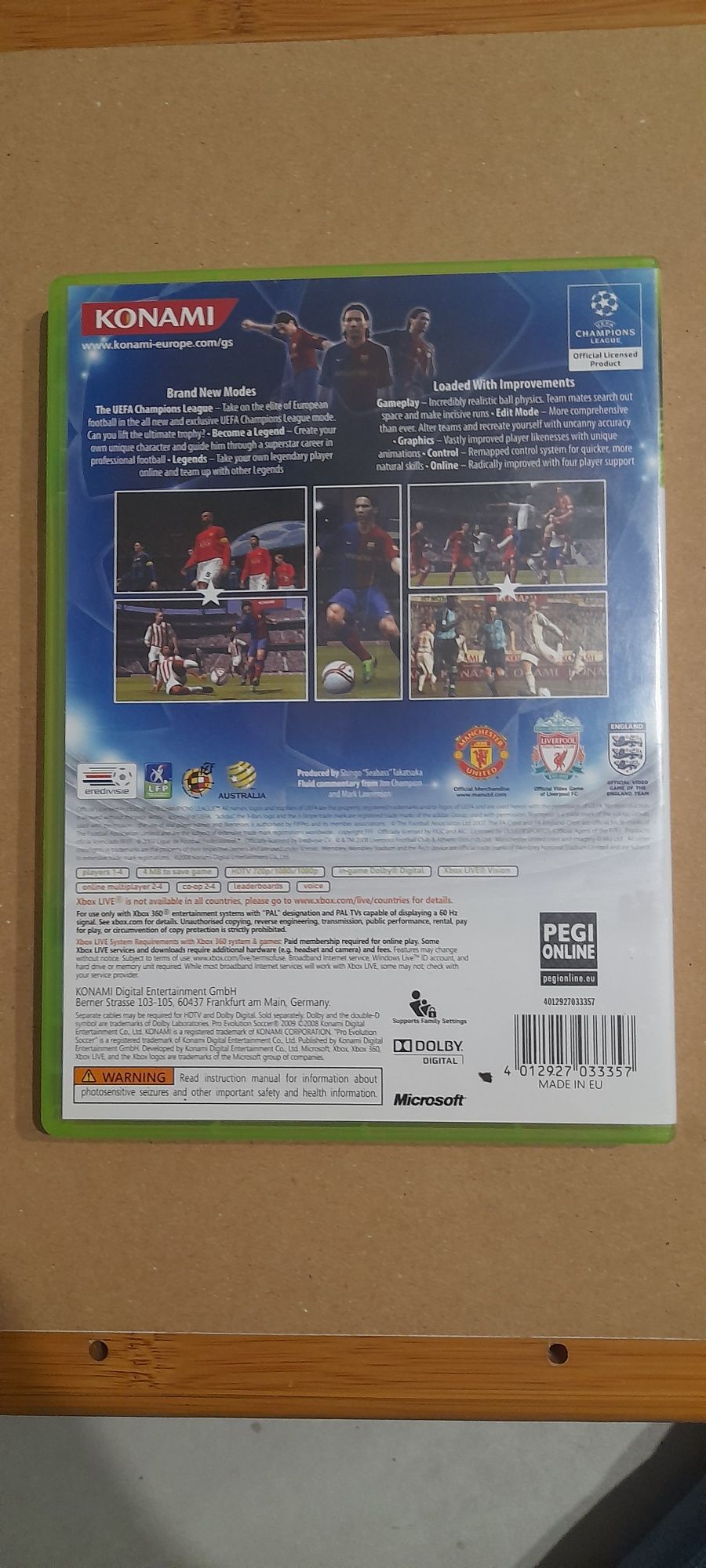 Gra Pro Evolution Soccer 2009 XBOX360