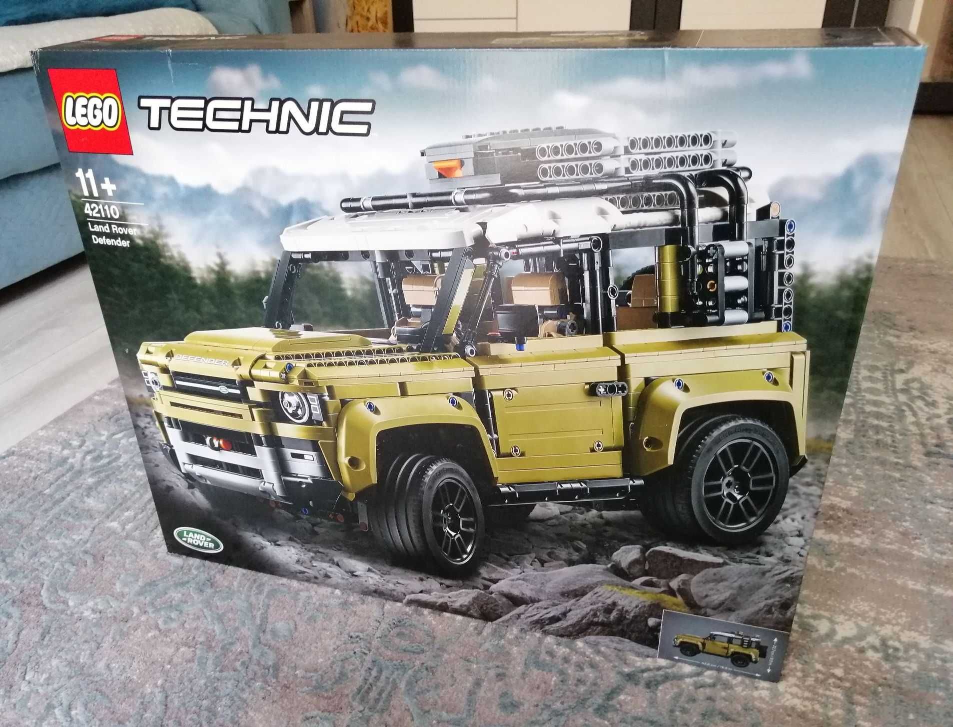 Klocki LEGO 42110 Technic - Land Rover Defender, nowe, plomby - B-stok