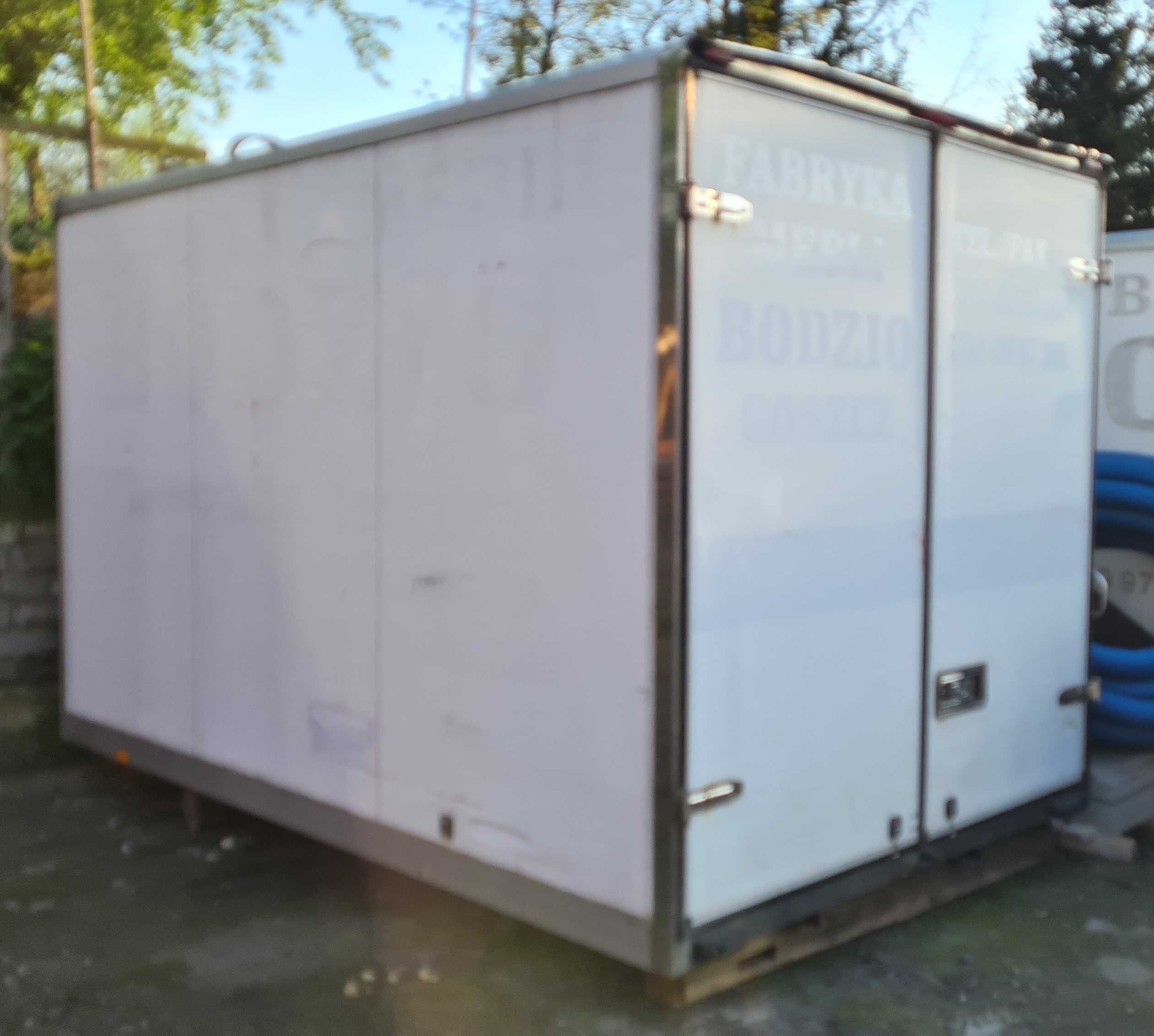 kontener izoterma garaż 3.8x2.3 domek na budowę na motor barak