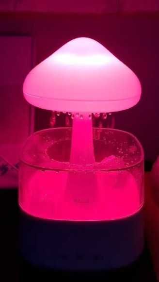 Nawilżacz Powietrza Aromaterapia Jonizator Lampka Nocna + 3 Olejki
