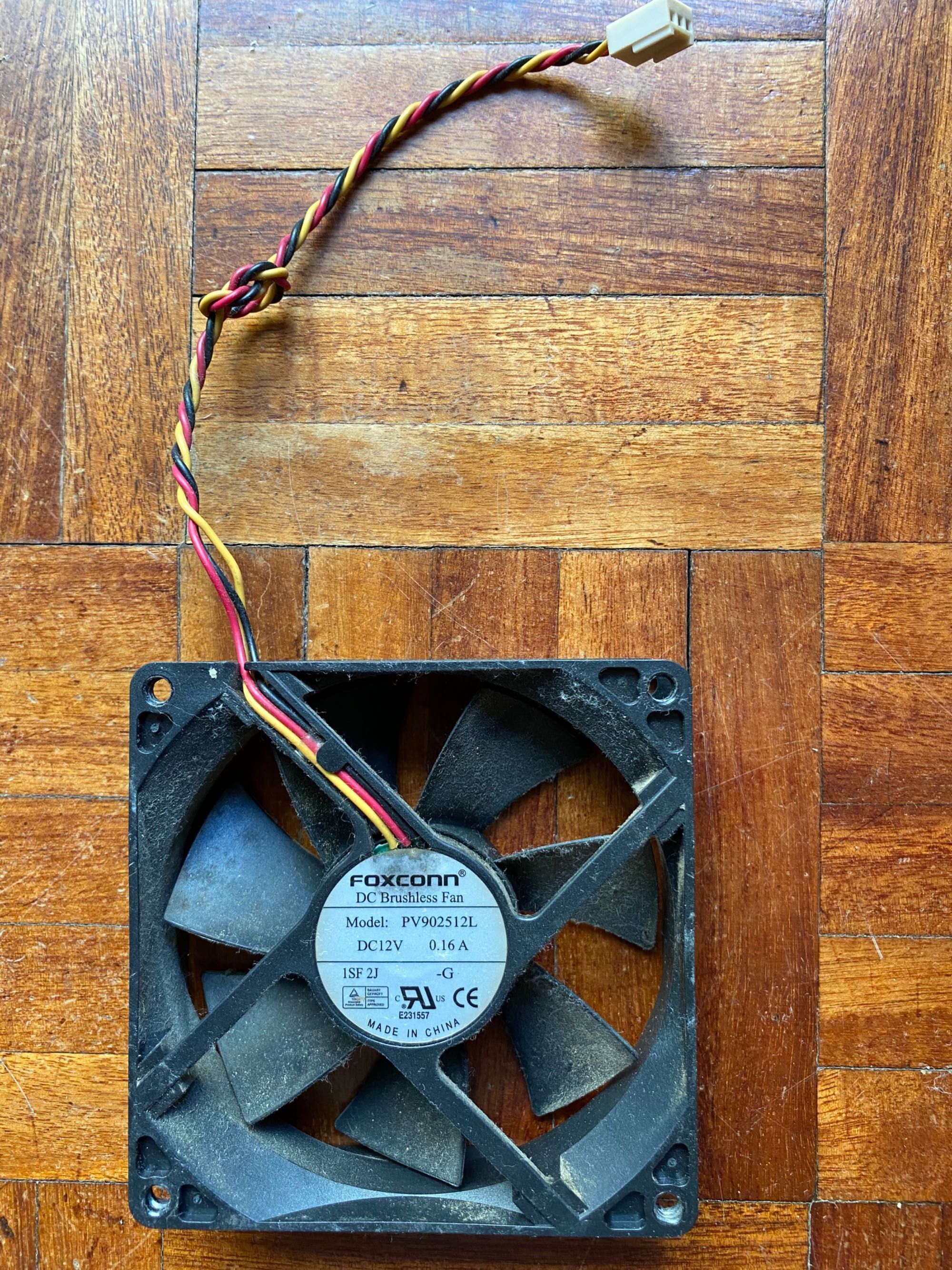 Ventoinha Foxconn pv902512l – Fan DC12 V 0,16 a, 3-wire, 92 X 25 mm