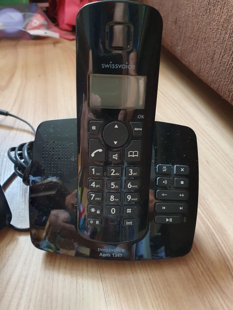 Telefon stacjonarny bezprzewodowy zestaw 3 szt.  telefony stacjonarne