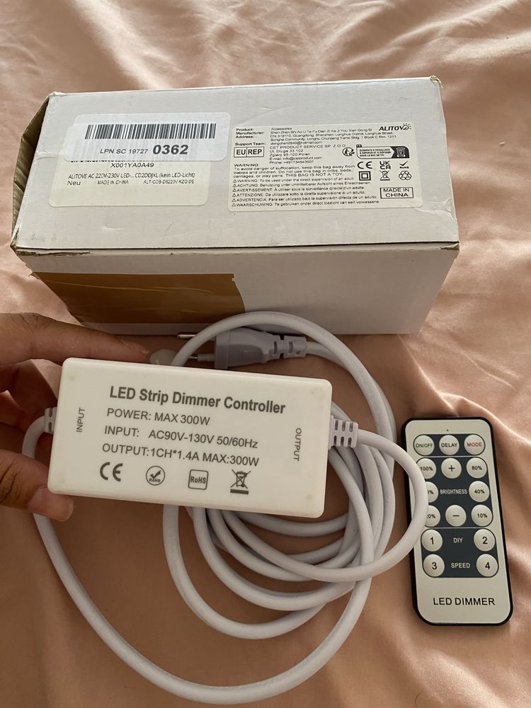 Led strip dimmer controller