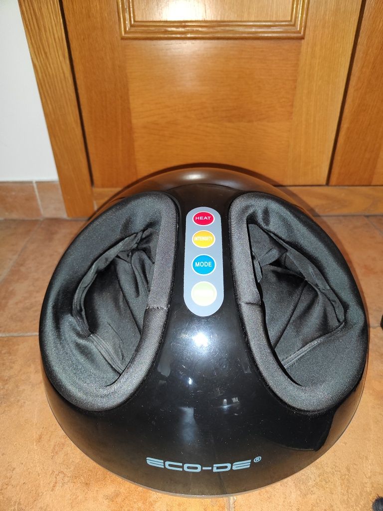 Massageador de pés com airbags de compressão de ar