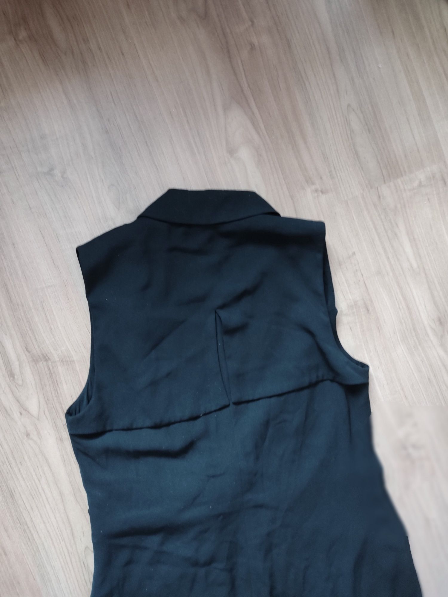 Czarna sukienka elegancka jak marynarka MIDI Top Secret 38 M 40 L