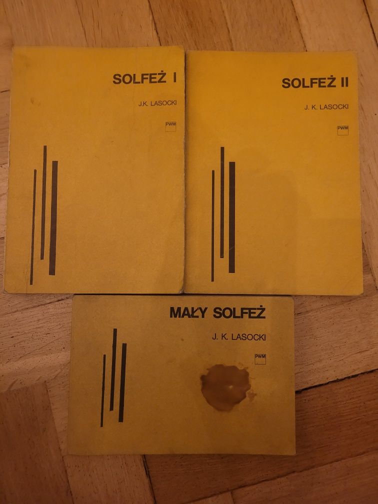 J.K.Lasocki Solfeż cz.1 i 2 / Mały solfeż 1975/76 PWM