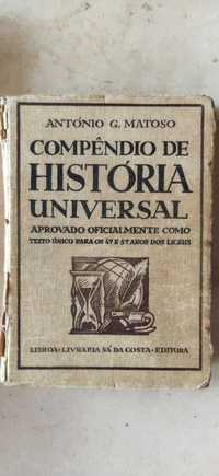 Compêndio de História Universal do professor António Matoso