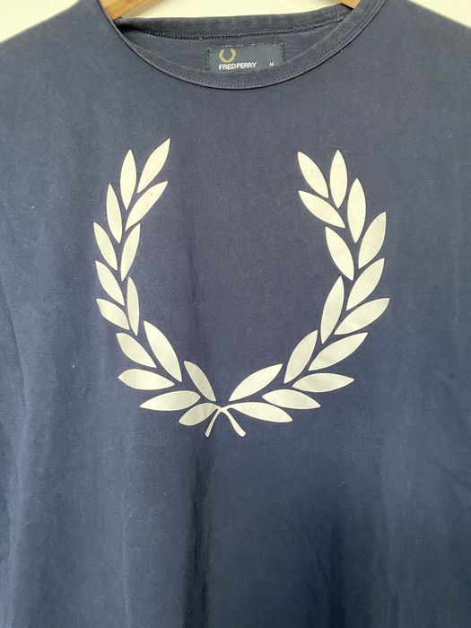 Bawełniany t-shirt z nadrukiem Fred Perry
