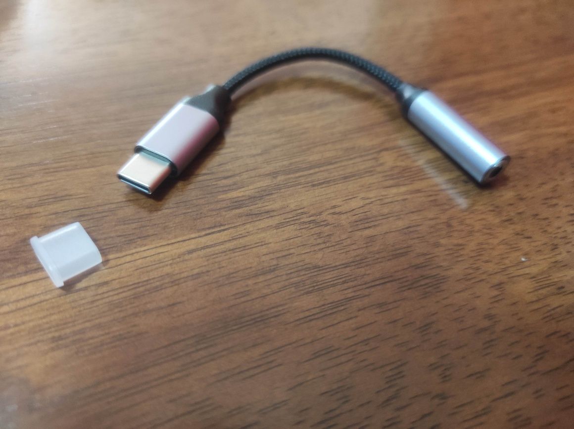 Adaptador de USB-C para Jack 3.5mm