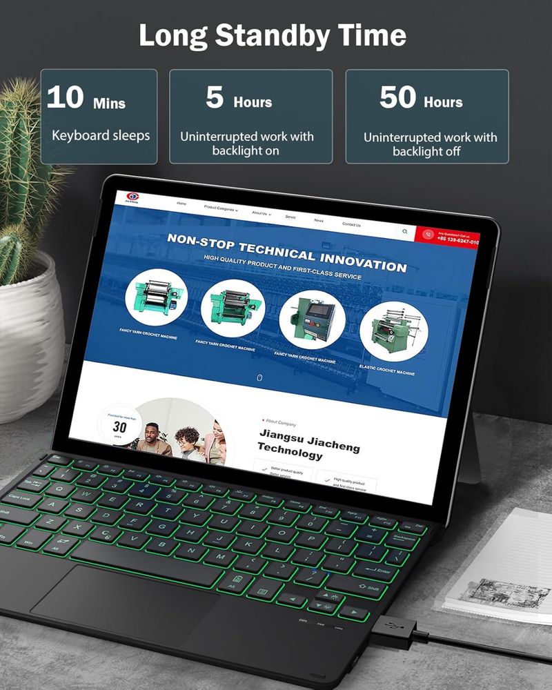 Klawiatura Bluetooth do Microsoft Surface Go 4/Go 3/Go 2/Go 2018