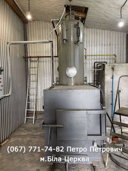 Котельний комплекс: Паровий котел 300 кг пару - Дрова любої вологості