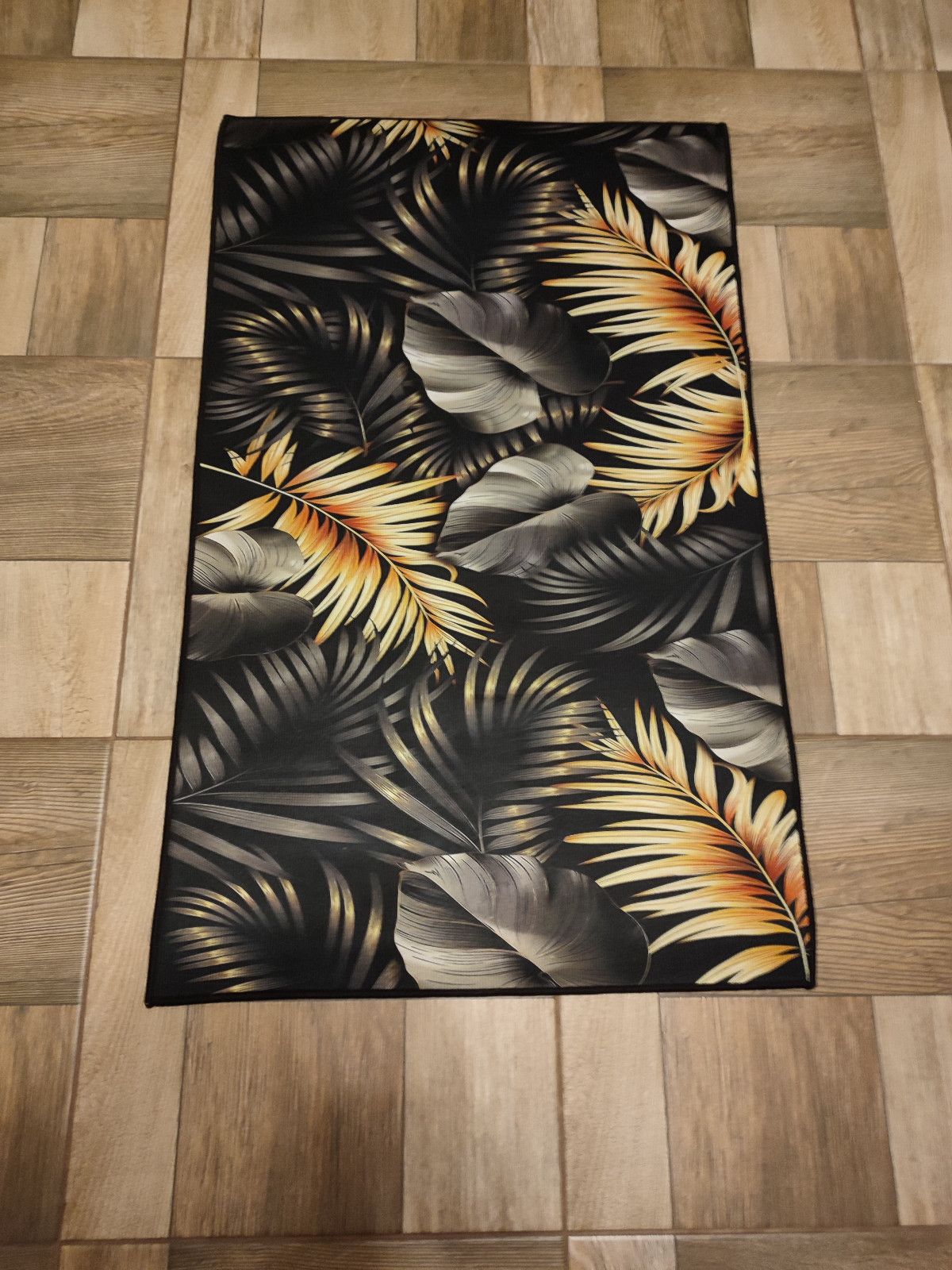 Nowy dywan do pokoju 60x100 cm Kwiaty
