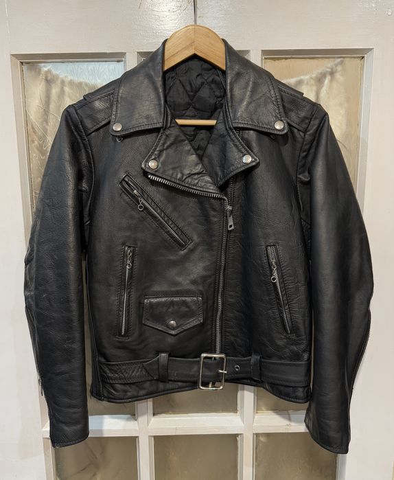 Вінтажна шкіряна куртка косуха тип Schott Perfecto панк гранж стиль