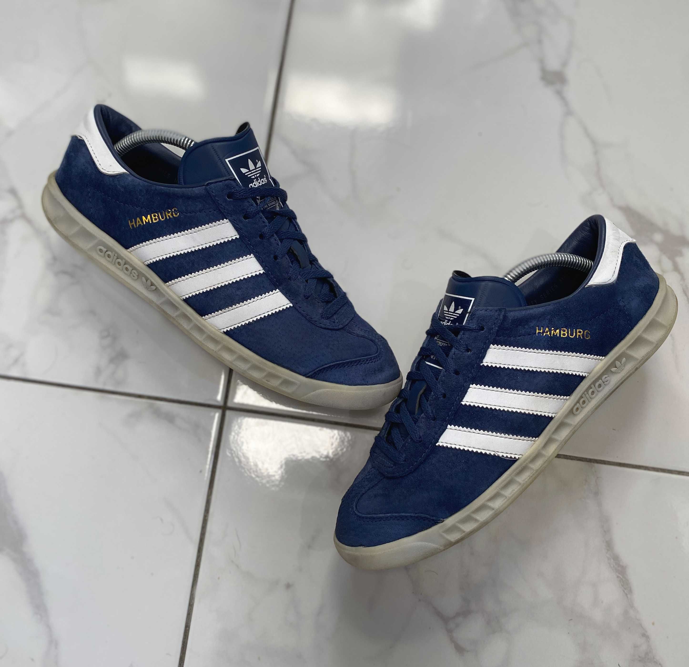 кеды Adidas Hamburg (Оригинал) 42р 26.5см кроссовки / spezial gazelle