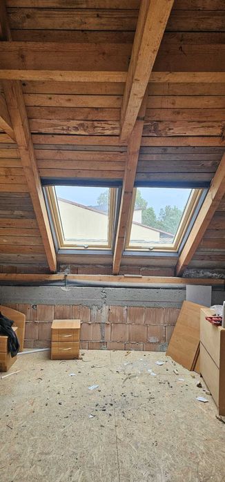 Wymiana montaż okien dachowych VELUX FAKRO inne. Serwis, części, szyby