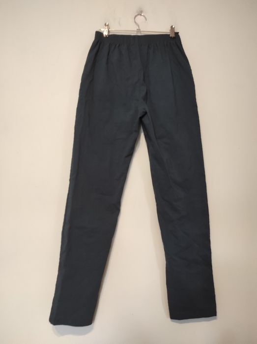 Ocieplane bawełniane spodnie z gumką w pasie