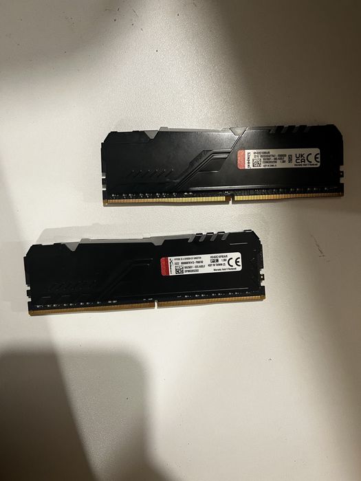 Pamięć ram DDR4 3200 mhz kingstone hyperx fury 16 GB