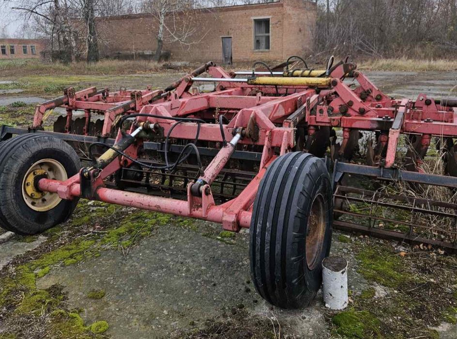 Дискова борона БП-6, трьохрядна, причепна, Восход, шириною 6 м, 2008 р