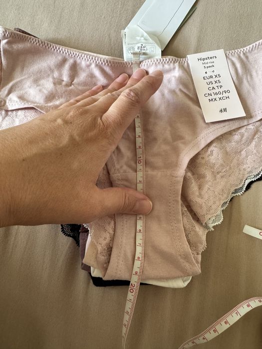Труси бразиліани H&M р. xs 5 шт