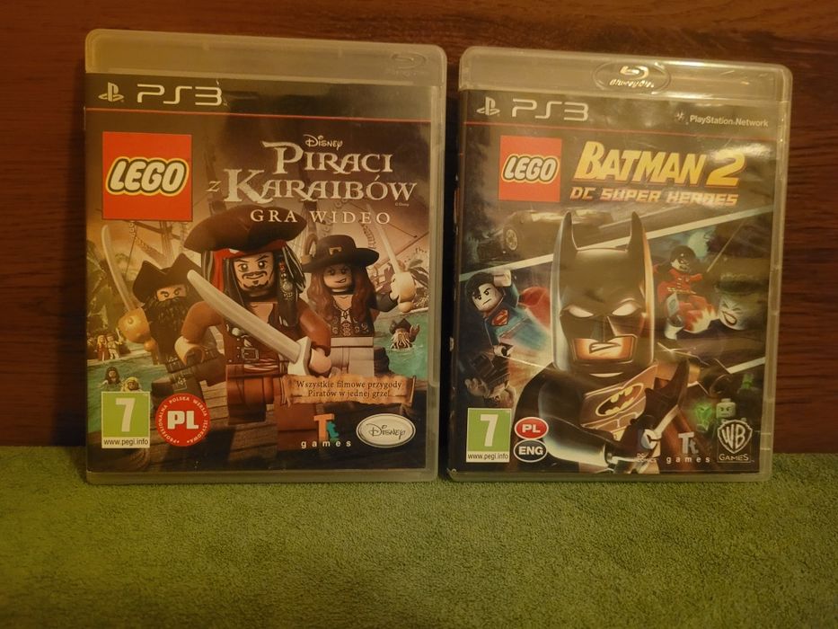 Lego Piraci z Karaibów i Batman 2 DC Super Heroes PS3