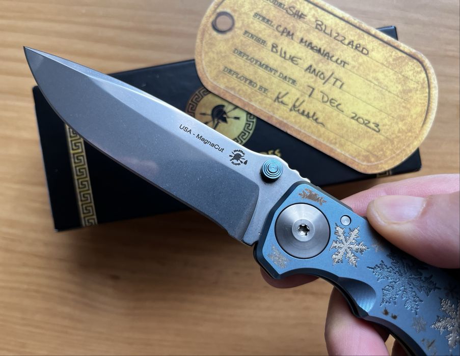 Nóż folder Spartan Blades Harsey „Blizzard” limitowana edycja