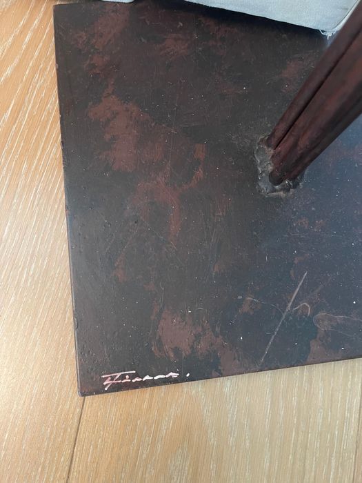 Candeeiro em ferro forjado