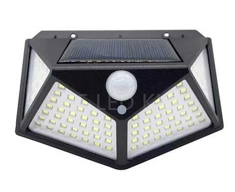 Zewnętrzna lampa słoneczna - 100LED