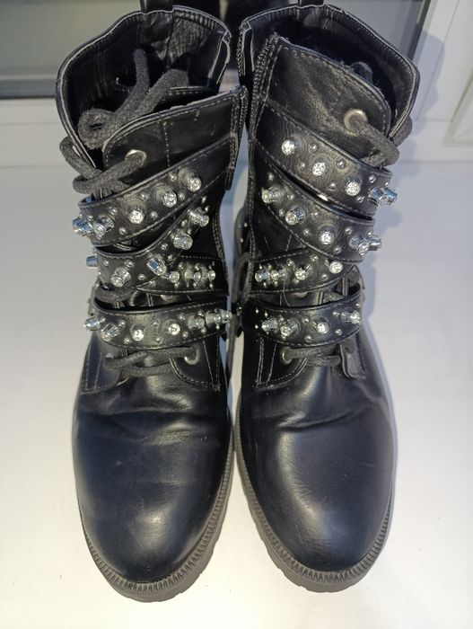 Ботінки Чоботи шкіряні жіночі Черевики жіночі оригінальні ботінки зимо