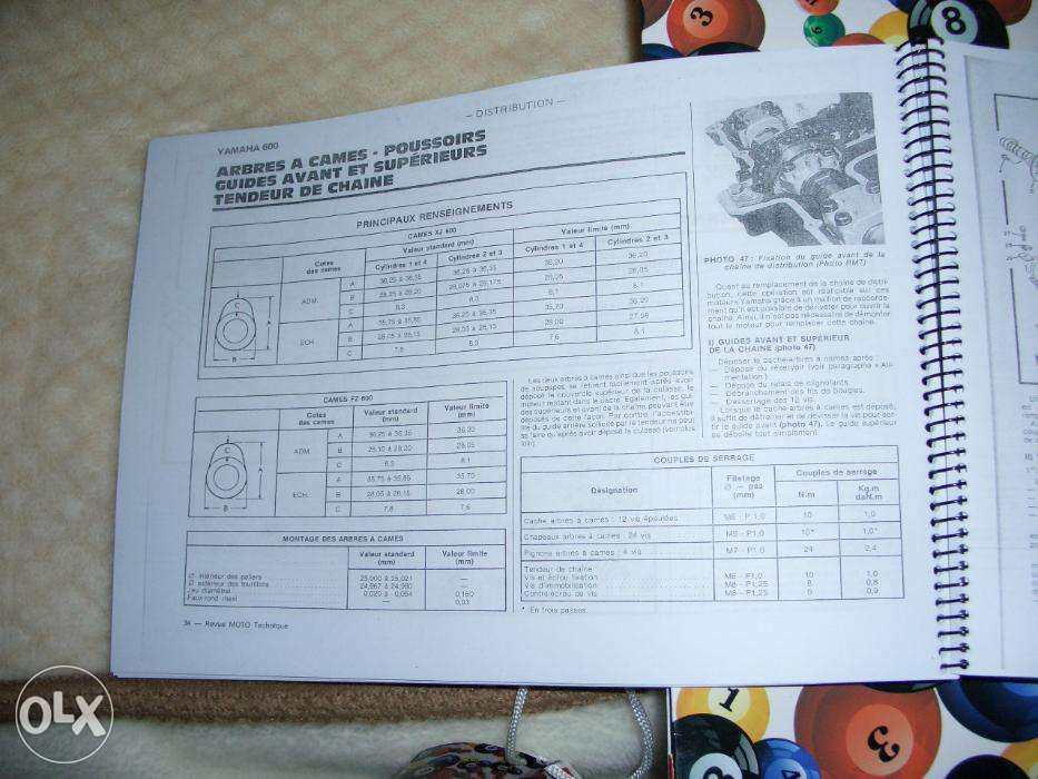 Livro completo para Yamaha XJ 600 51J (portes grátis)