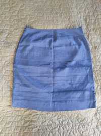 Granatowa spódnica ołówkowa H&M 36